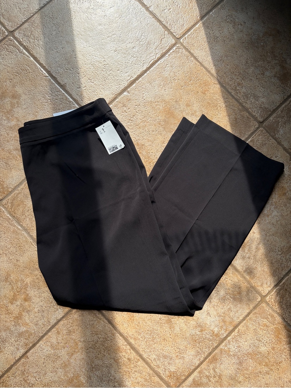 H&M High Waist Wide Leg Black Bottoms
